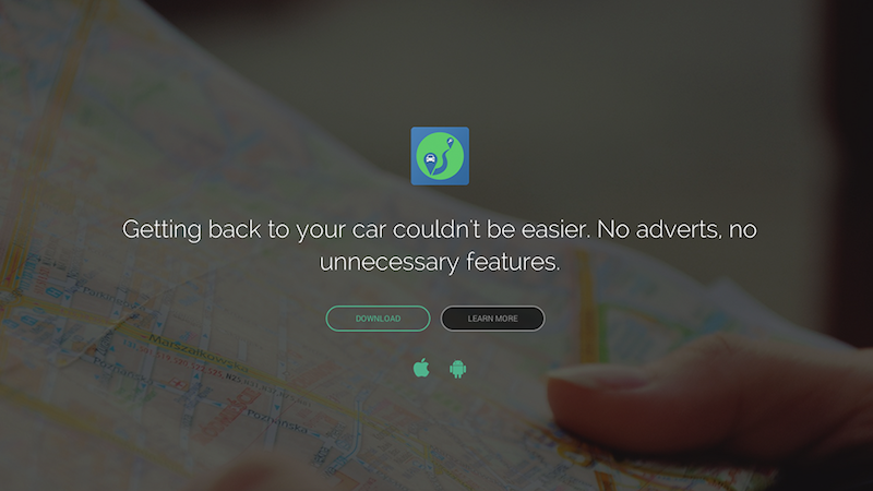 Back to Car, a hybrid app based on Ionic